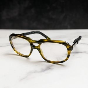 Vintage filos Enzo acrylic brown safety glasses